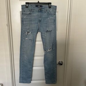 Hollister‎ Epic Flex Skinny Fit Distressed Jeans - Size 30x30
